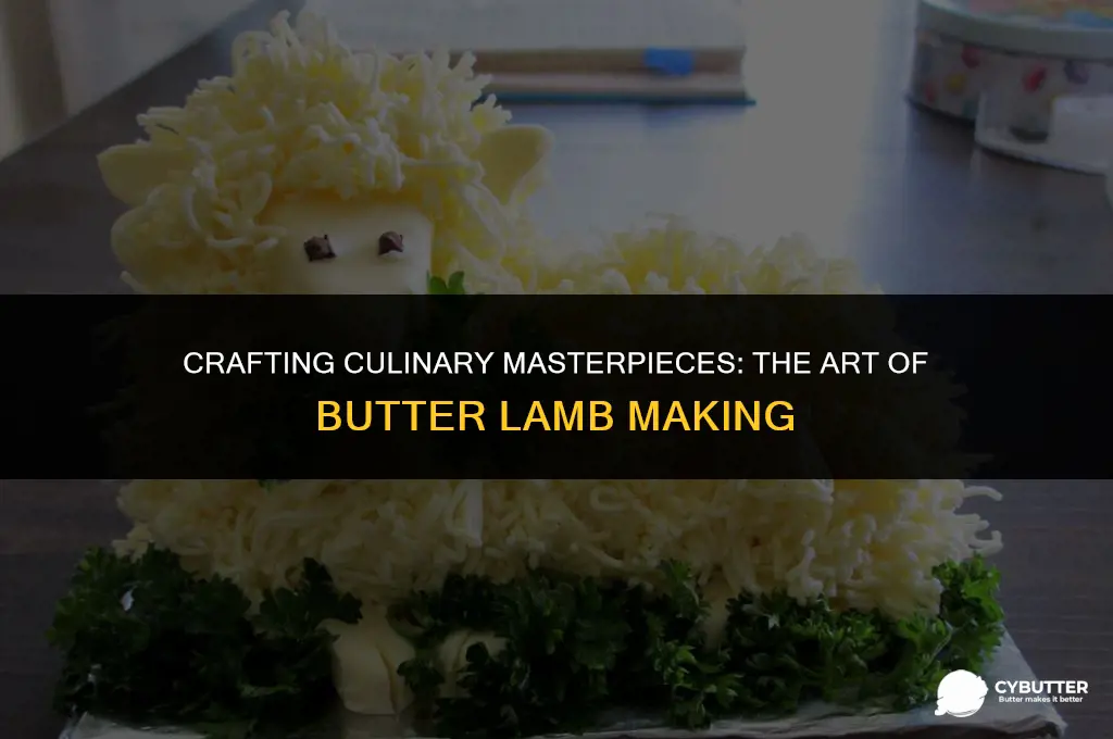 how to make a butter lamb