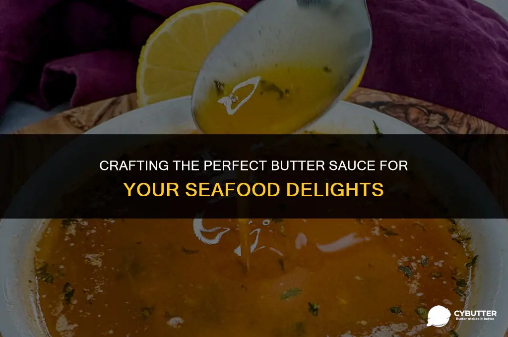how to make a butter sauce for seafood