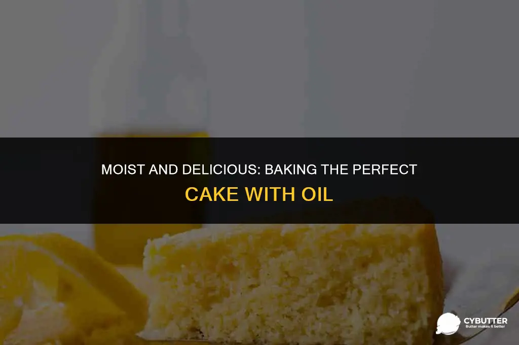 how to make a cake with oil instead of butter