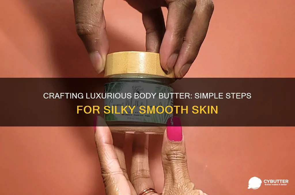 how to make a good body butter