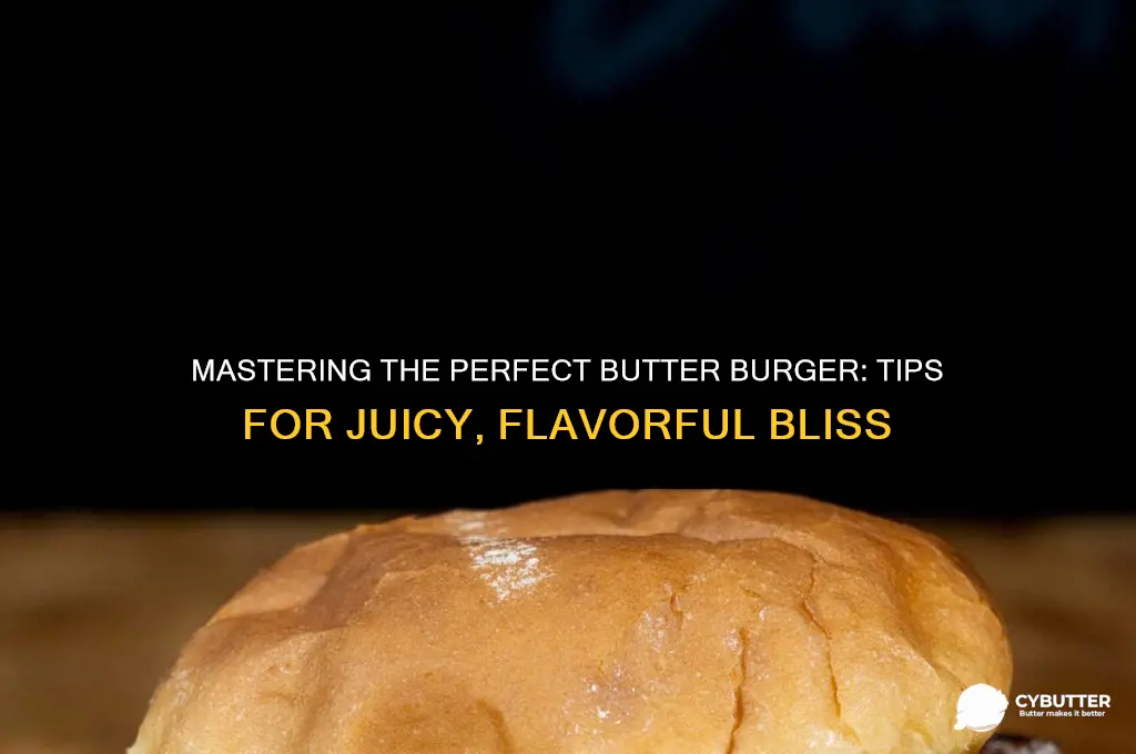 how to make a good butter burger