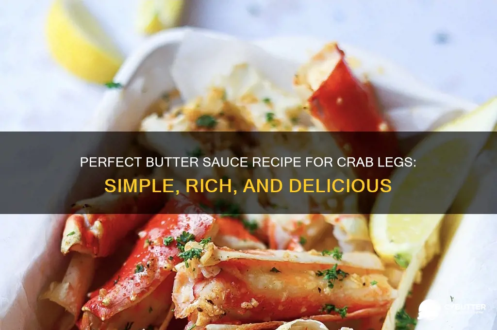 how to make a good butter sauce for crab legs