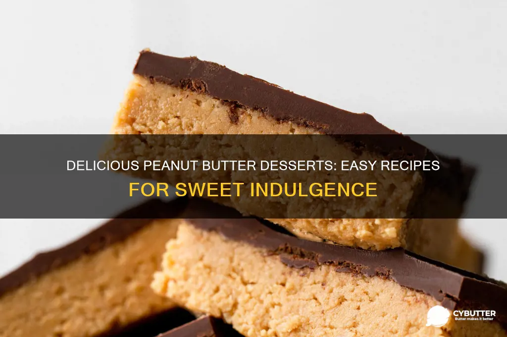 how to make a good dessert with peanut butter