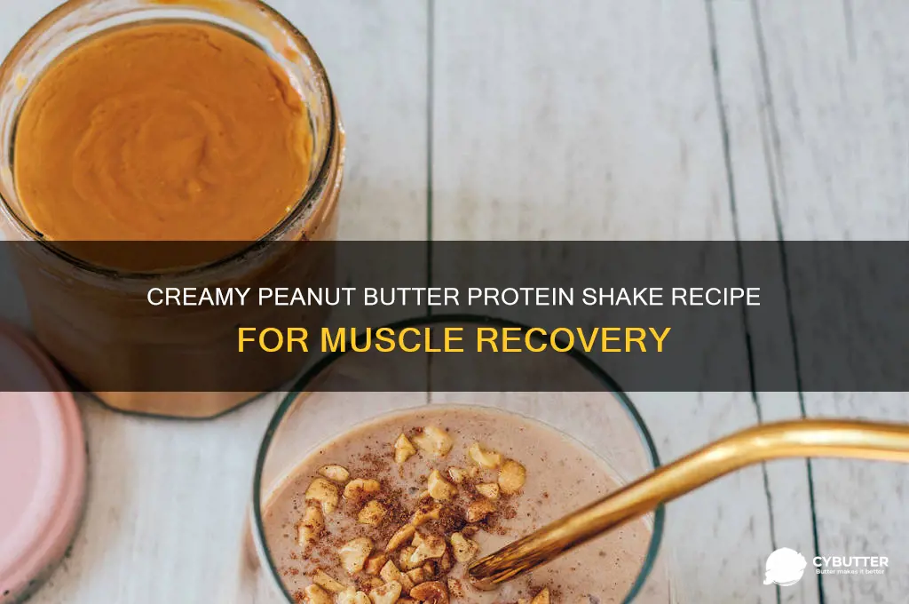 how to make a good peanut butter protein shake