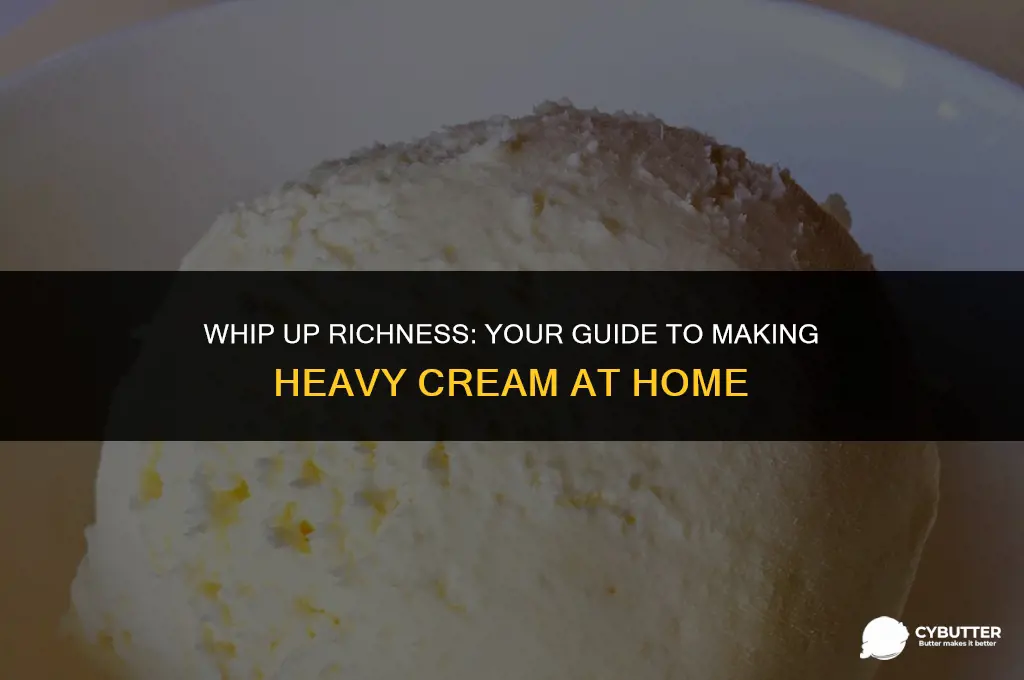 how to make a heavy cream