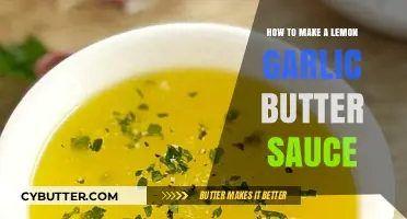 Zesty Lemon Garlic Butter Sauce: A Simple Recipe for Seafood & Pasta