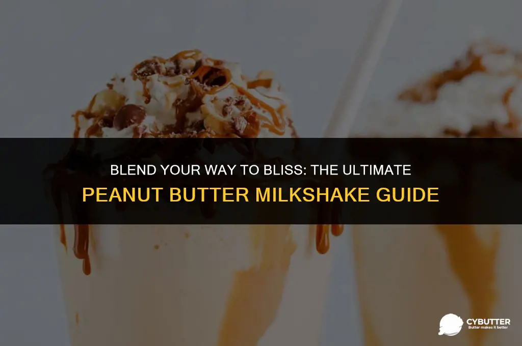 how to make a peanut butter milkshake