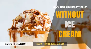 Creamy Peanut Butter Shake: No Ice Cream Required!