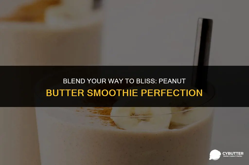 how to make a smoothie with peanut butter
