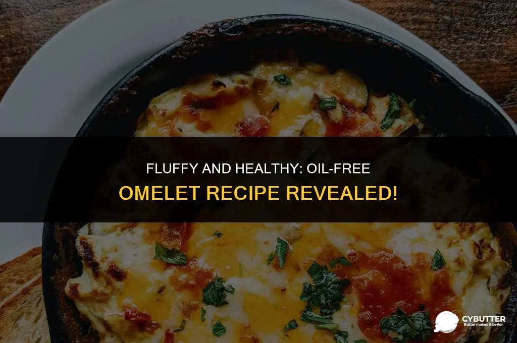 how to make an omelet without oil or butter