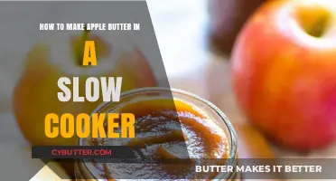 Simmering Sweetness: Slow Cooker Apple Butter Delight