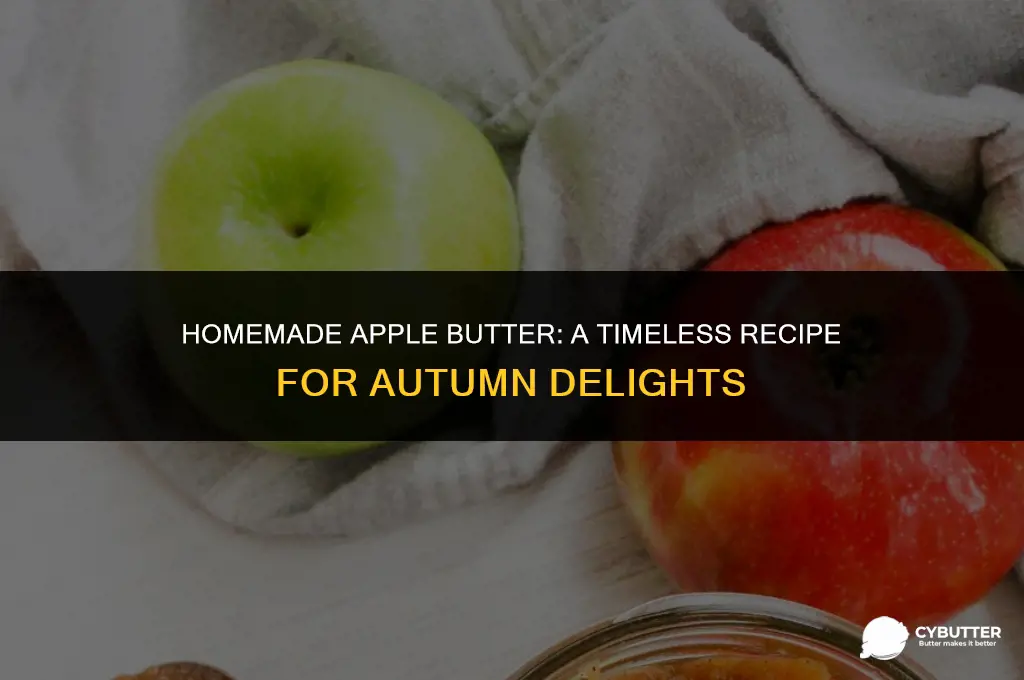 how to make apple butter old fashioned way