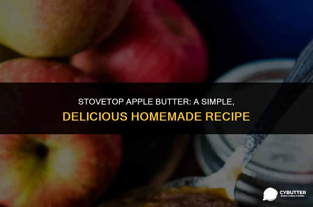 how to make apple butter on the stove