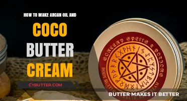 Homemade Hydration: Crafting Argan Oil and Cocoa Butter Cream