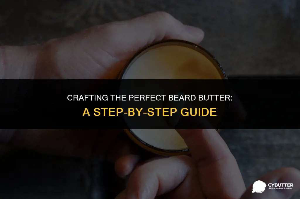 how to make beard butter