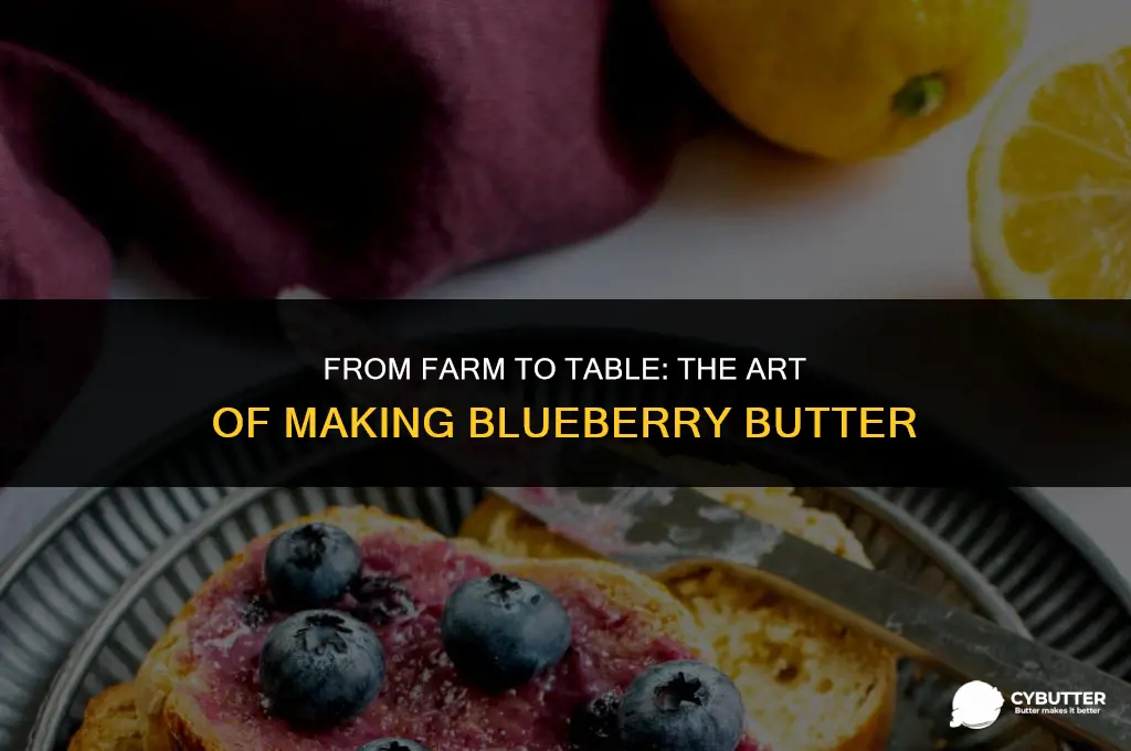 how to make blueberry butter