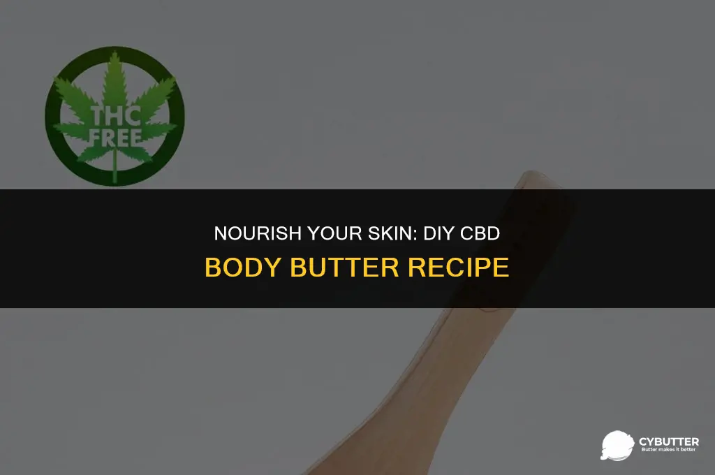 how to make body butter with cbd oil