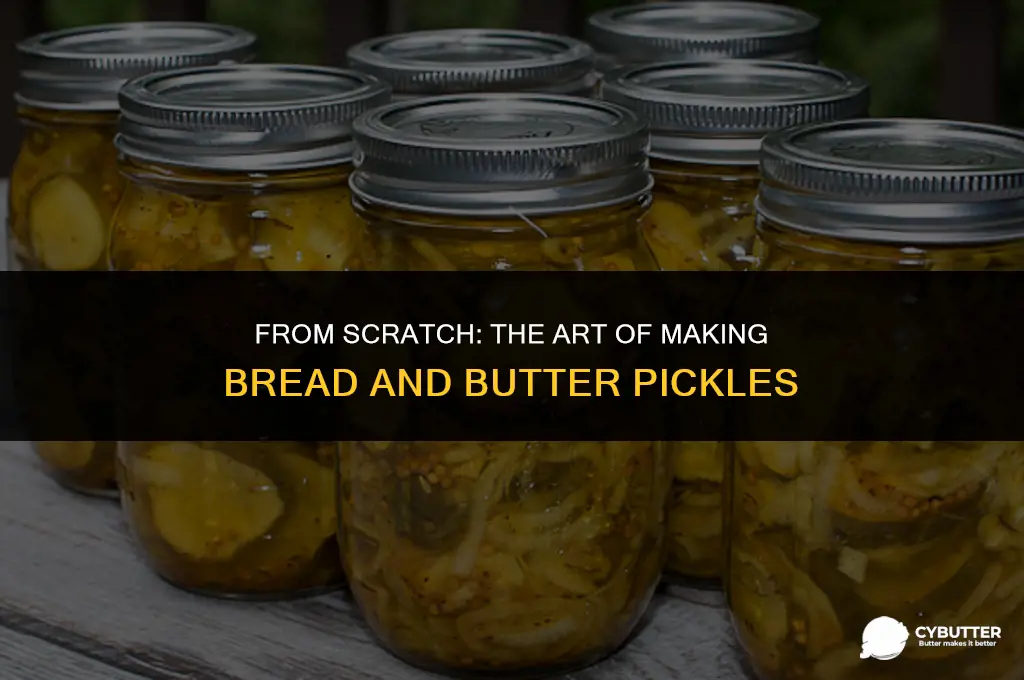 how to make bread butter pickles