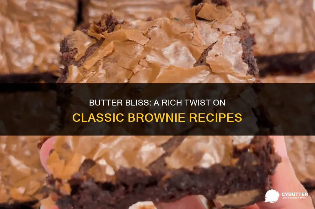 how to make brownies with butter instead of oil
