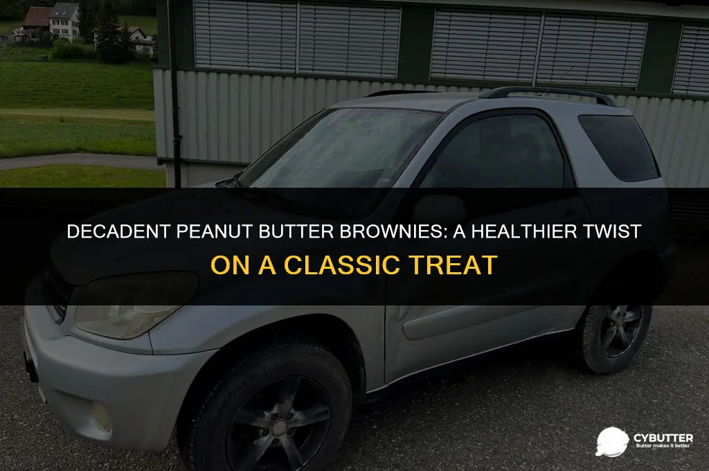 how to make brownies with peanut butter instead of oil