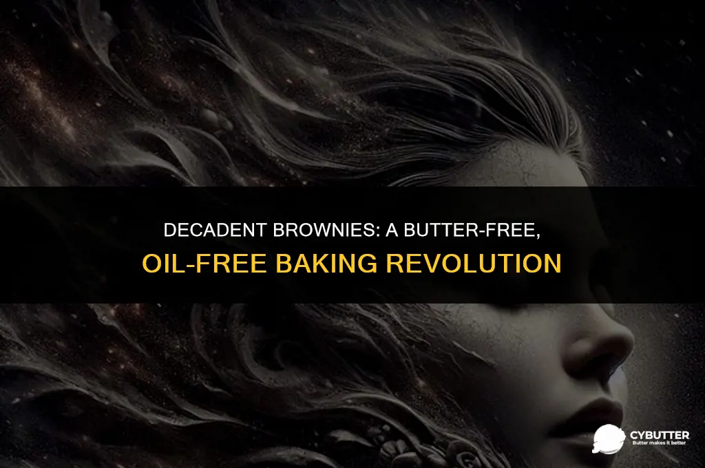 how to make brownies without butter or oil