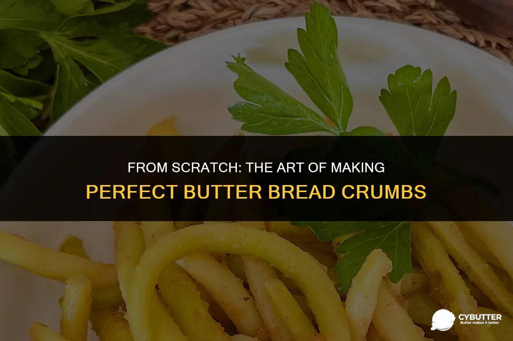how to make butter bread crumbs