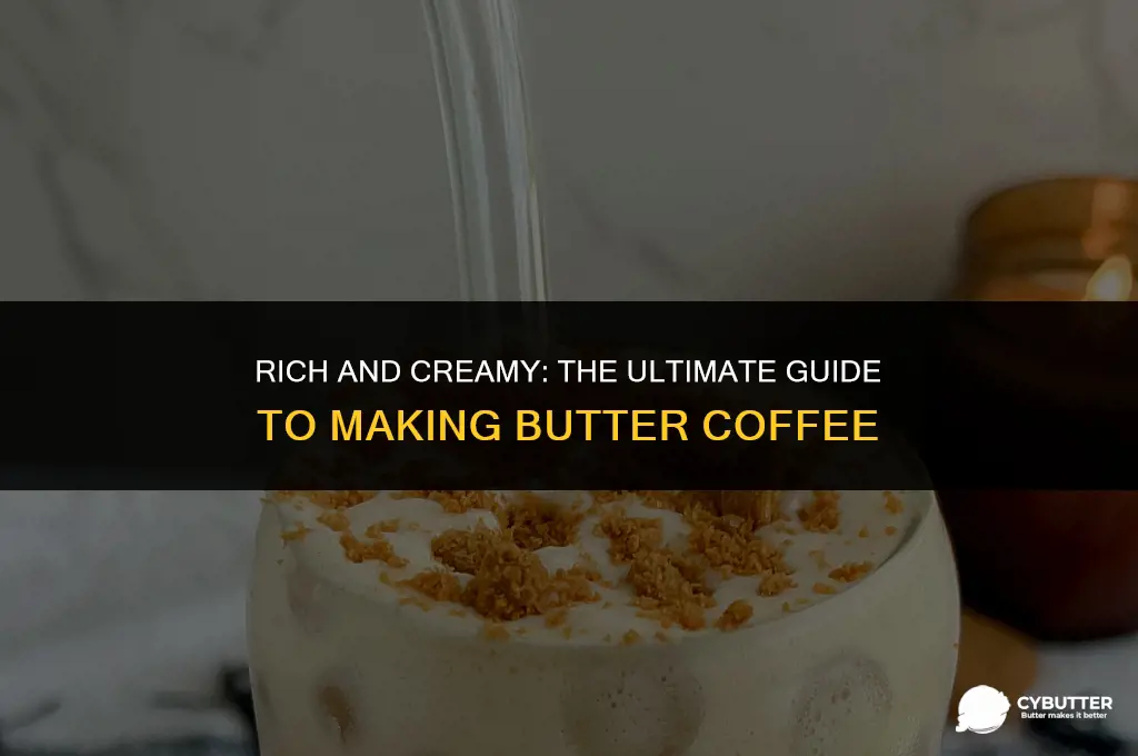 how to make butter coffee