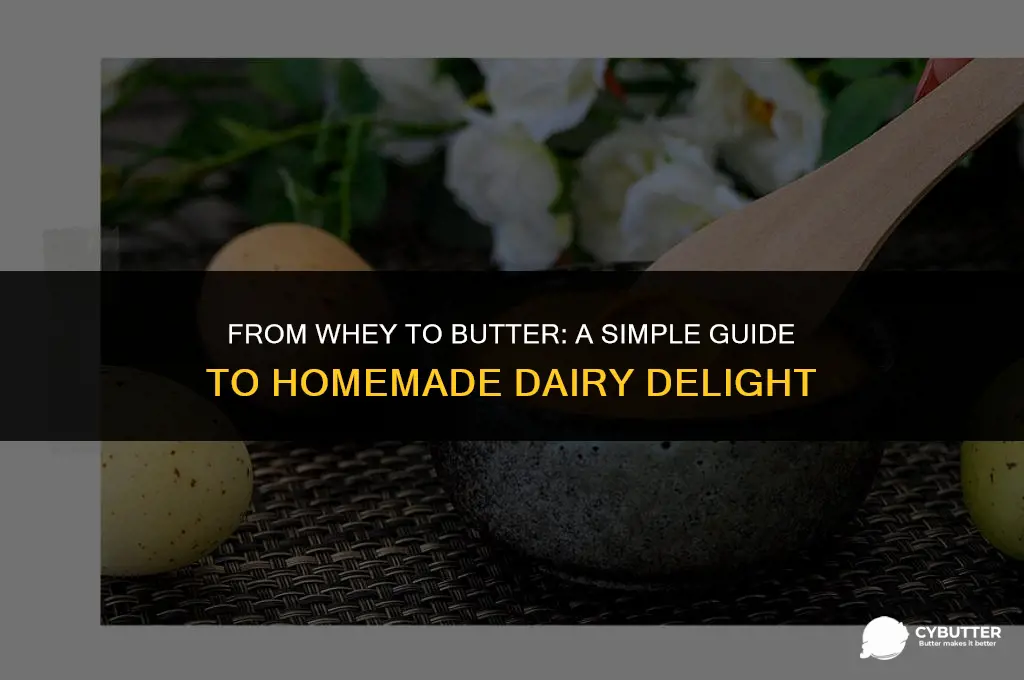 how to make butter from whey