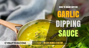 Delicious Butter Garlic Dipping Sauce Recipe: A Flavorful Guide