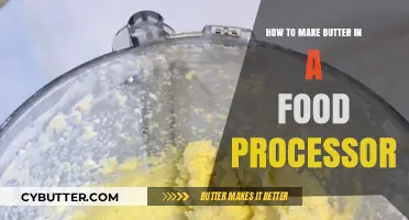 Effortless Homemade Butter: A Food Processor Guide