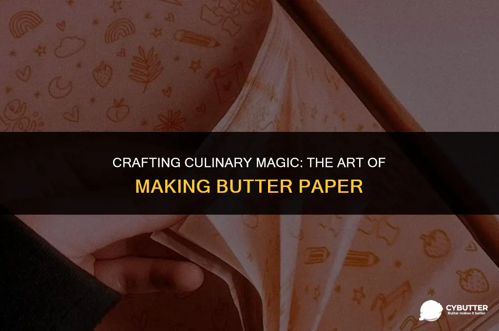 how to make butter paper