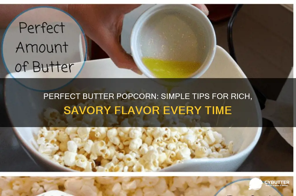 how to make butter popcorn taste good