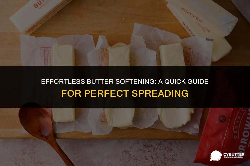 how to make butter soft quickly