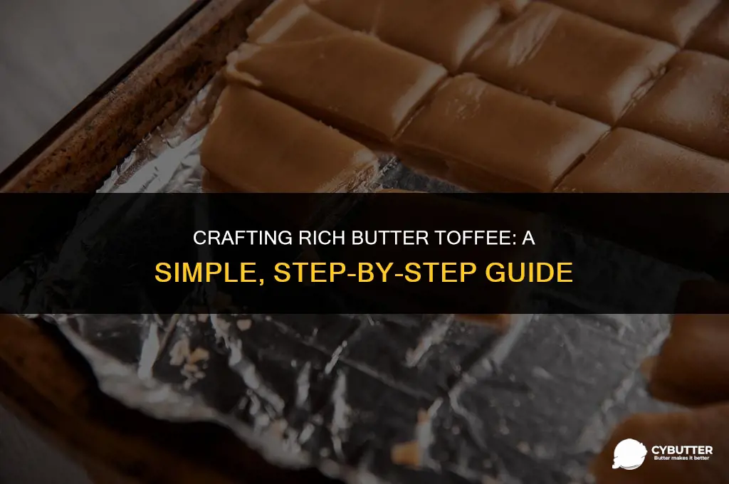 how to make butter toffee