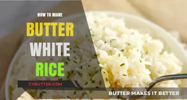 Perfectly Fluffy: A Simple Guide to Making Butter White Rice