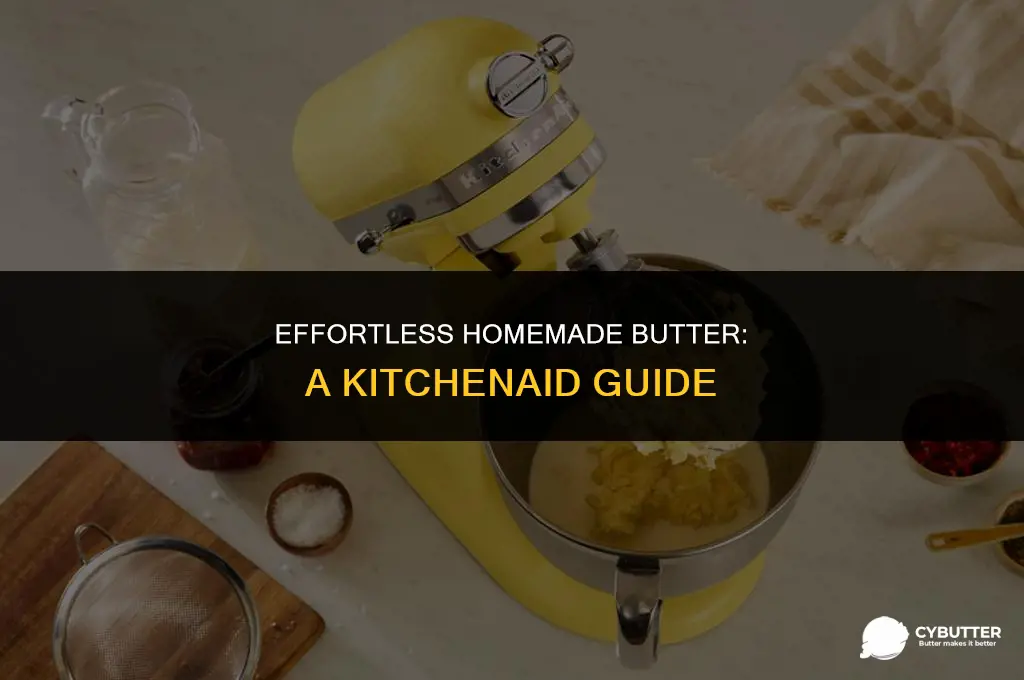 how to make butter with a kitchenaid