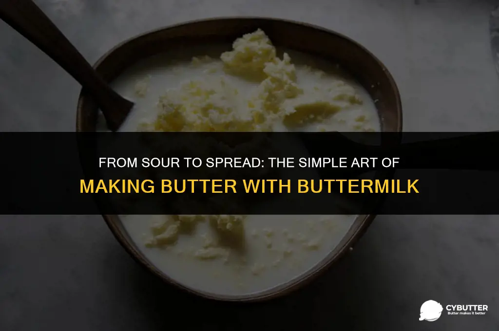 how to make butter with buttermilk