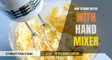 Effortless Homemade Butter: A Hand Mixer's Guide