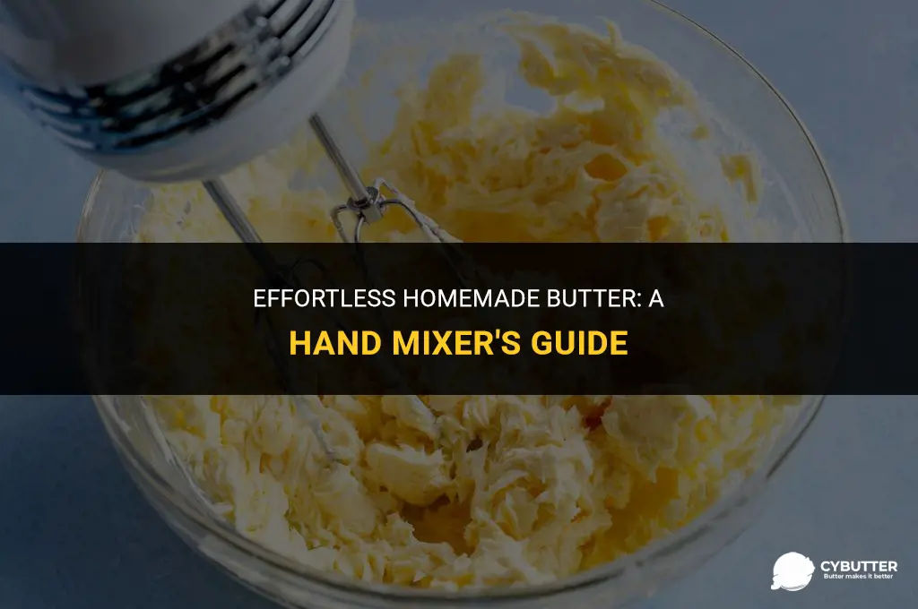 how to make butter with hand mixer