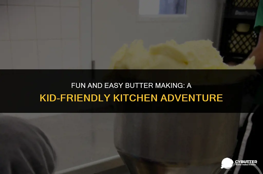 how to make butter with kids