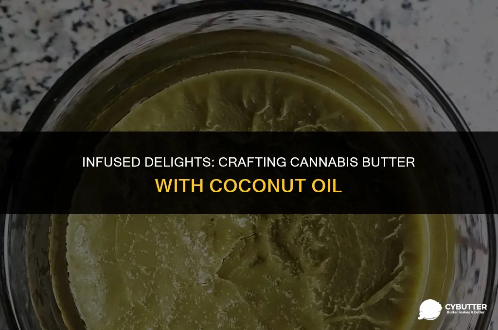 how to make canabis butter with coconut oil