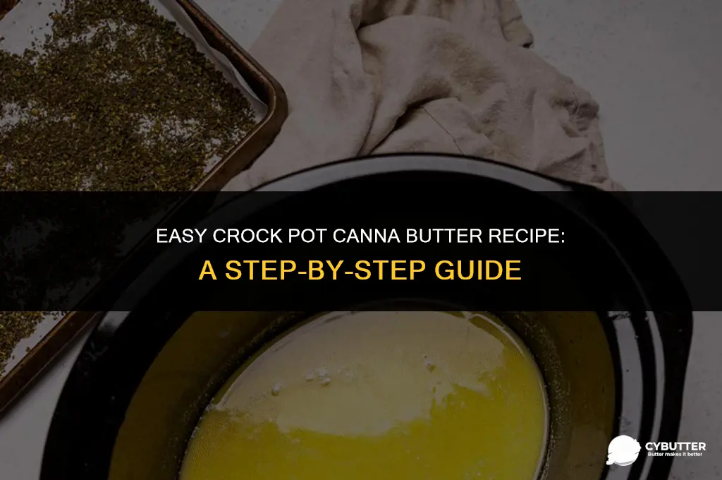 how to make canna butter crock pot