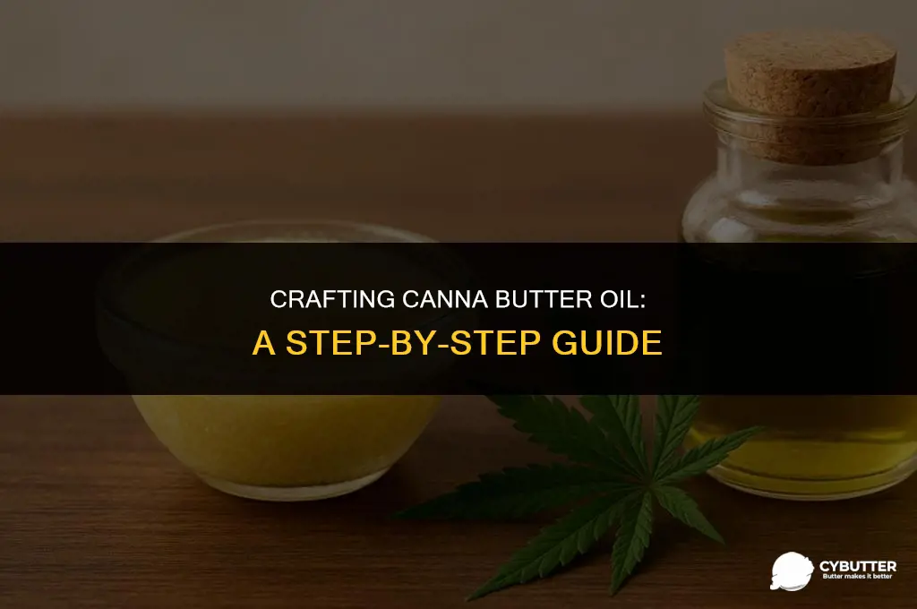 how to make canna butter oil