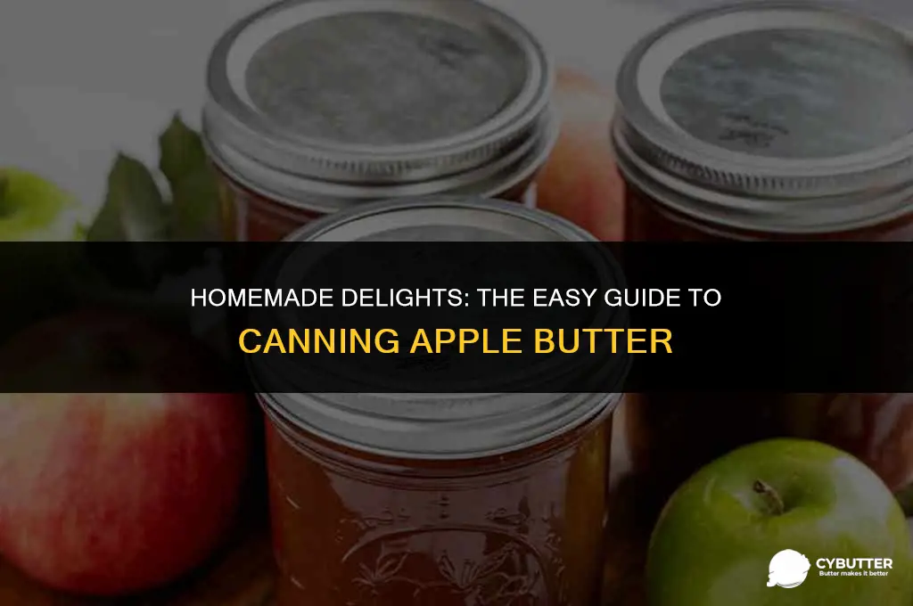 how to make canned apple butter