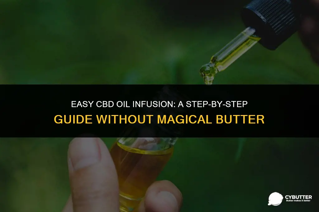 how to make cbd oil infusion without magical butter machine