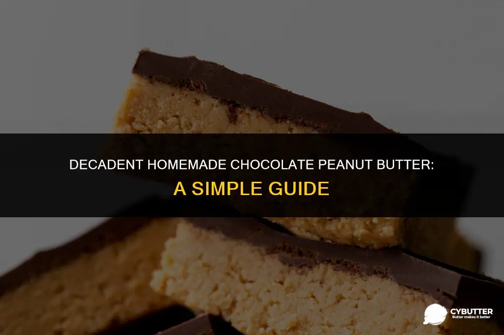 how to make choco peanut butter