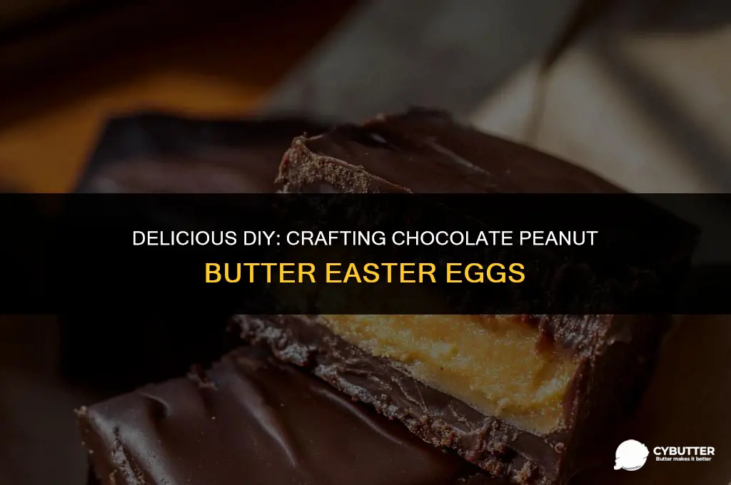 how to make chocolate peanut butter eggs