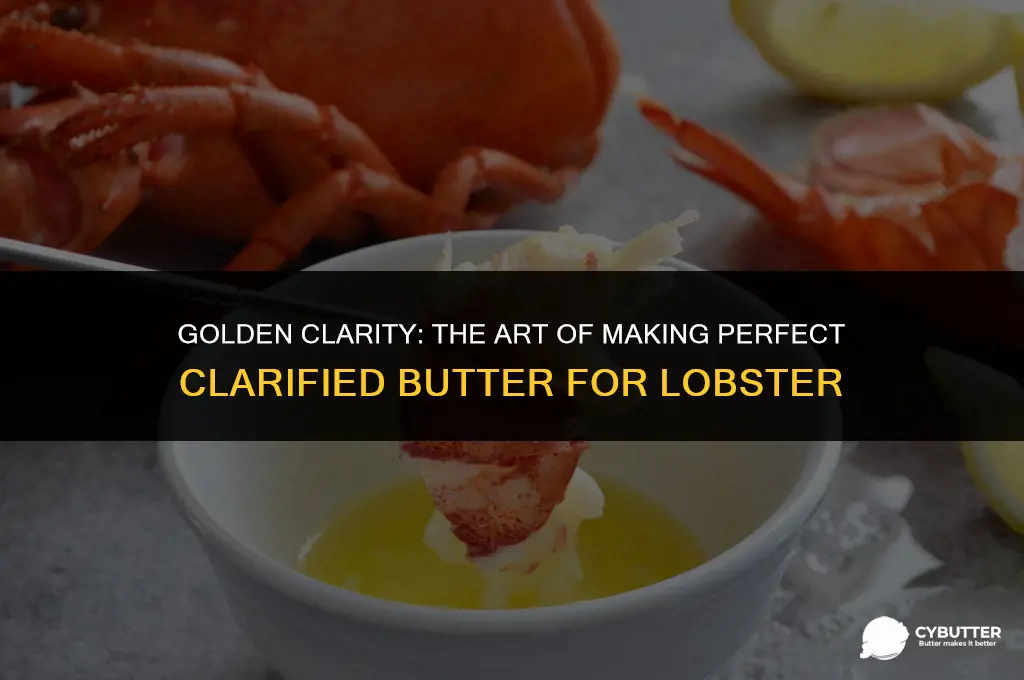 how to make clarified butter for lobster