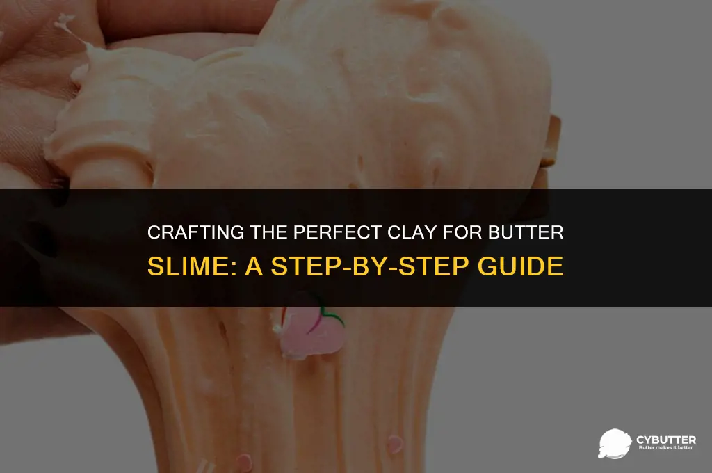 how to make clay for butter slime