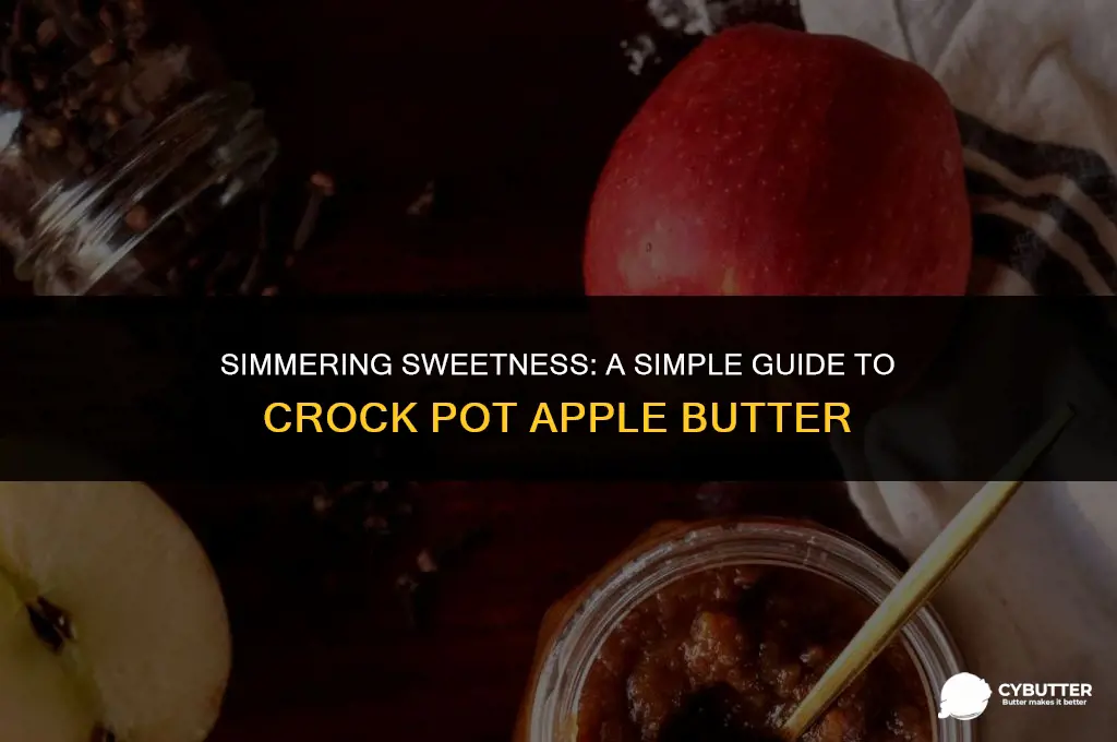 how to make crock pot apple butter